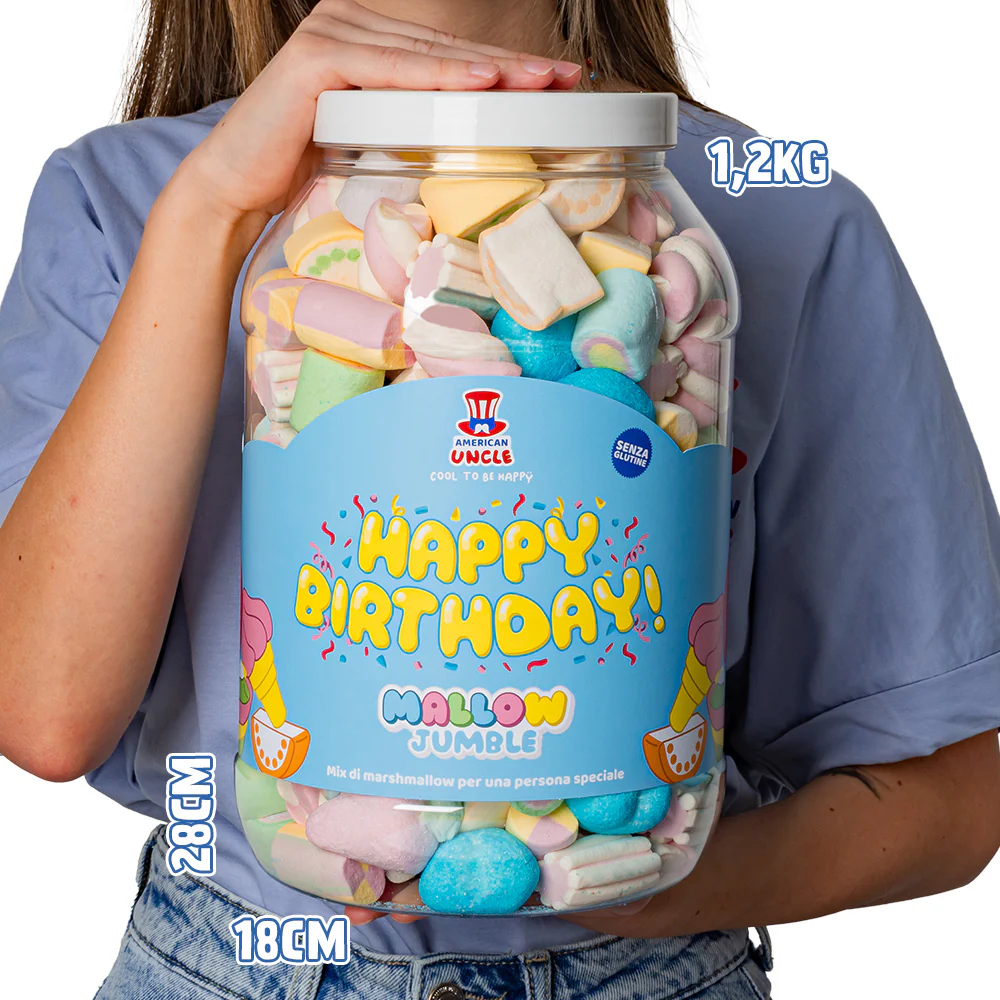 Mallow Jumble “Happy Birthday”, barattolo di marshmallow da comporre con i tuoi gusti preferiti - Image 6
