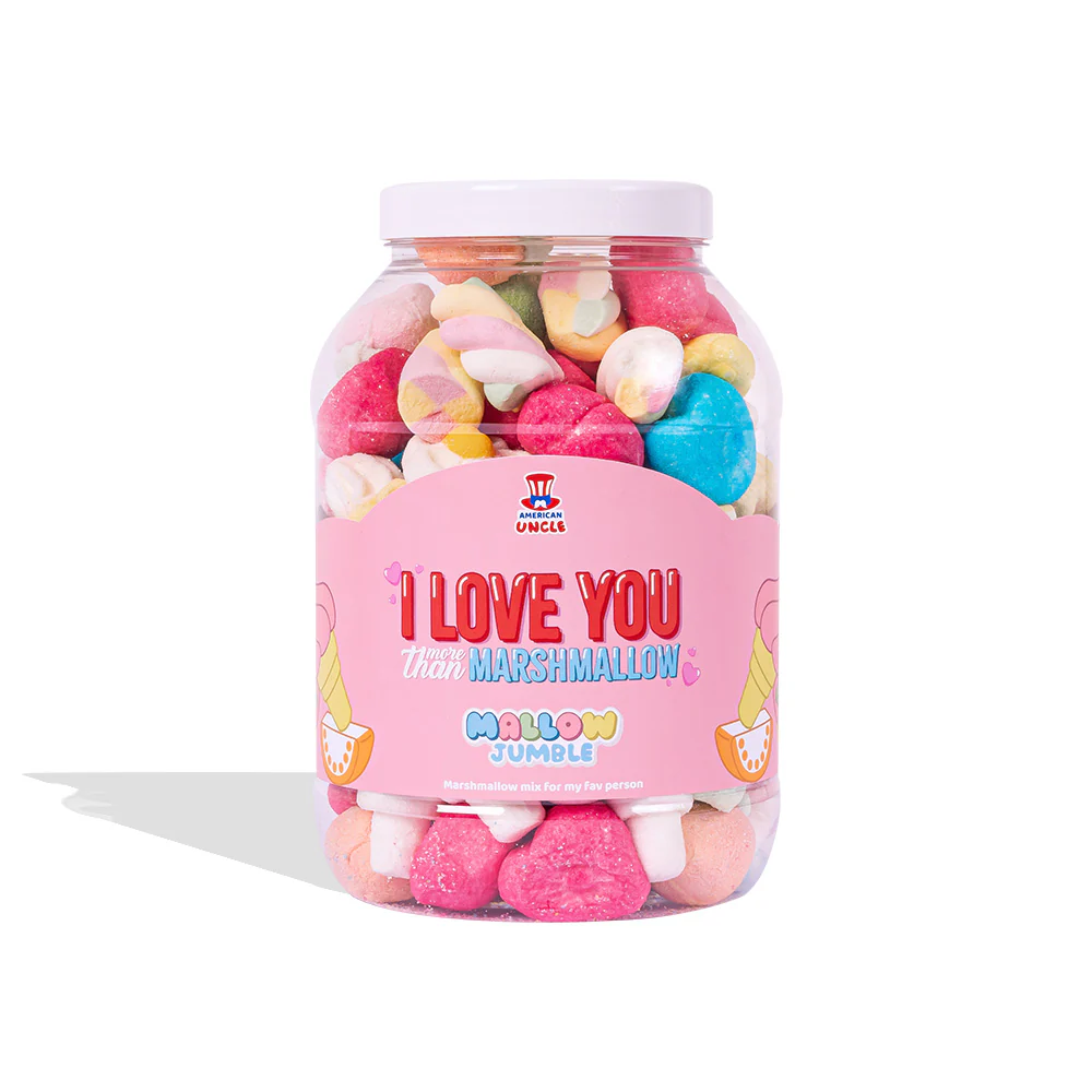 Mallow Jumble “I love You more than marshmallow”, barattolo di marshmallow da comporre con i tuoi gusti preferiti - Image 3
