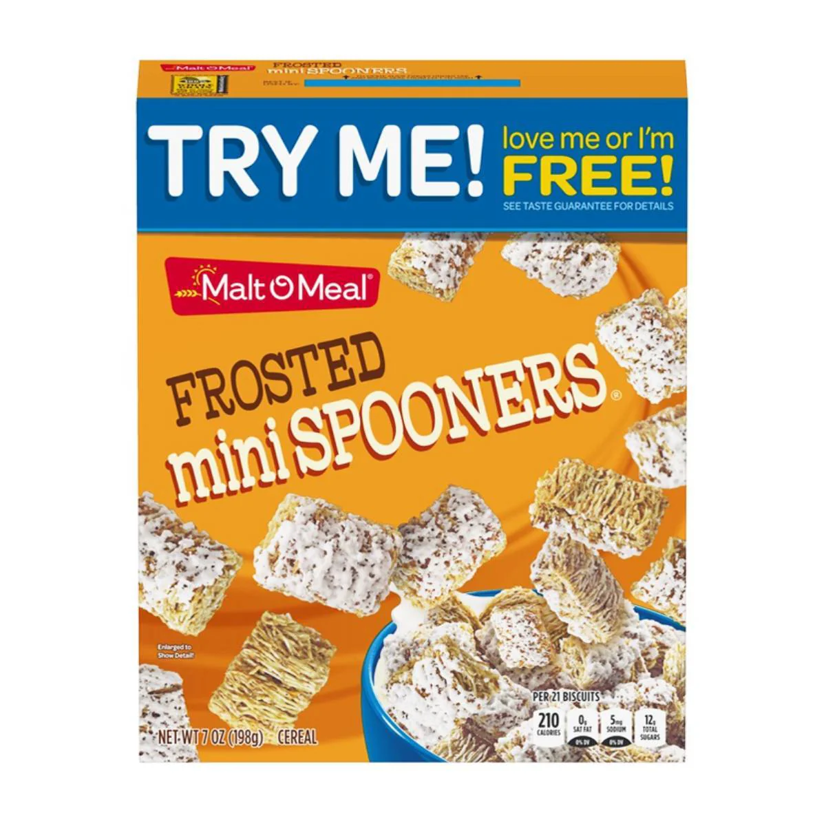 Malt O Meal Frosted Mini Spooners, confezione di cereali glassati da 198g