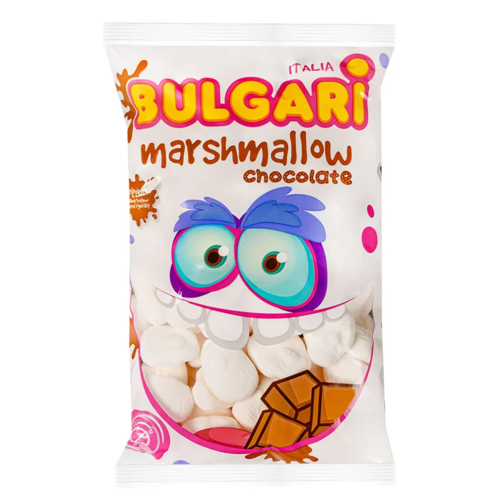 Marshmallow Choco Teschi, marshmallow dalla forma di teschi ripieni di cioccolato da 1kg