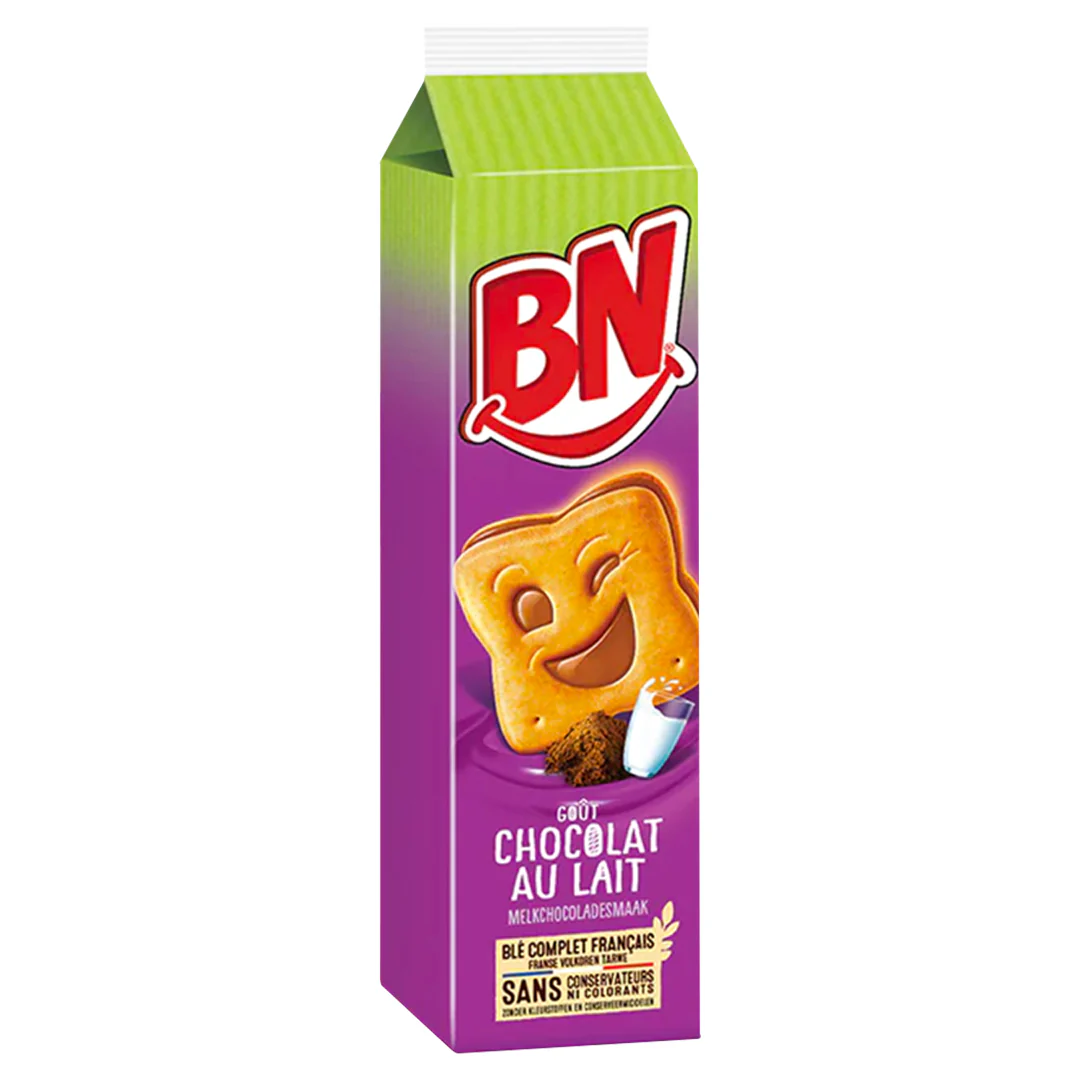 Bn Milk Chocolate, biscotti con crema al cioccolato da 285g