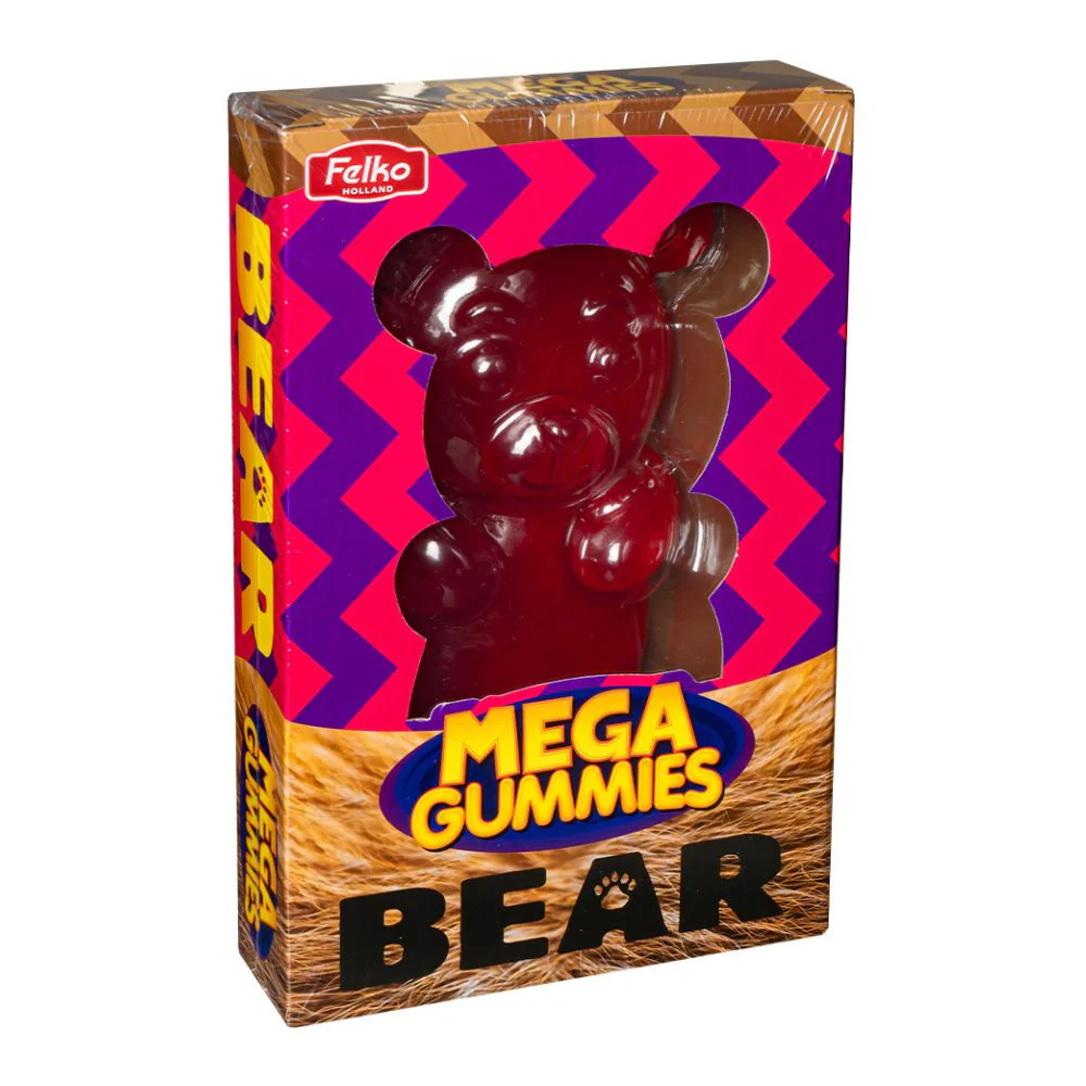 Mega Gummies Bear, caramella gommosa a forma di orso da 600g