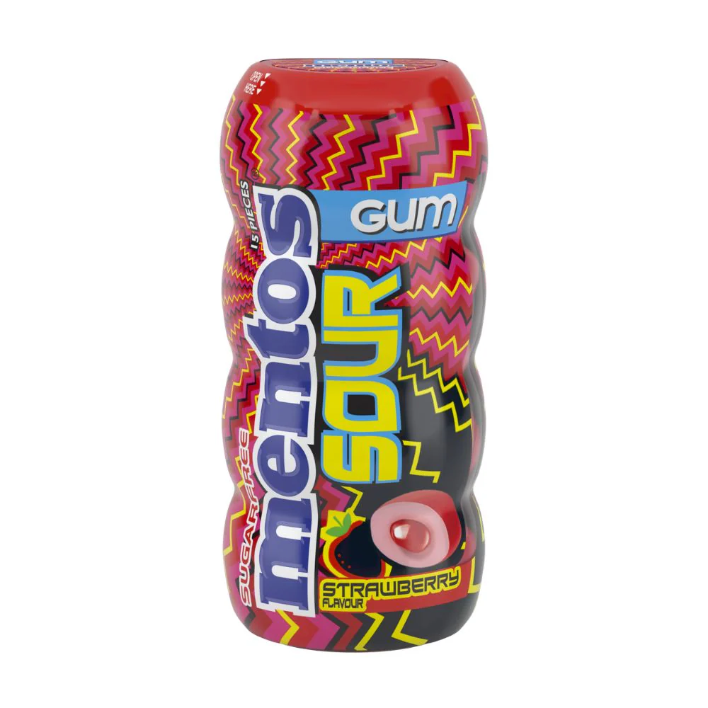 Mentos Sour, gomme da masticare aspre da 30g
