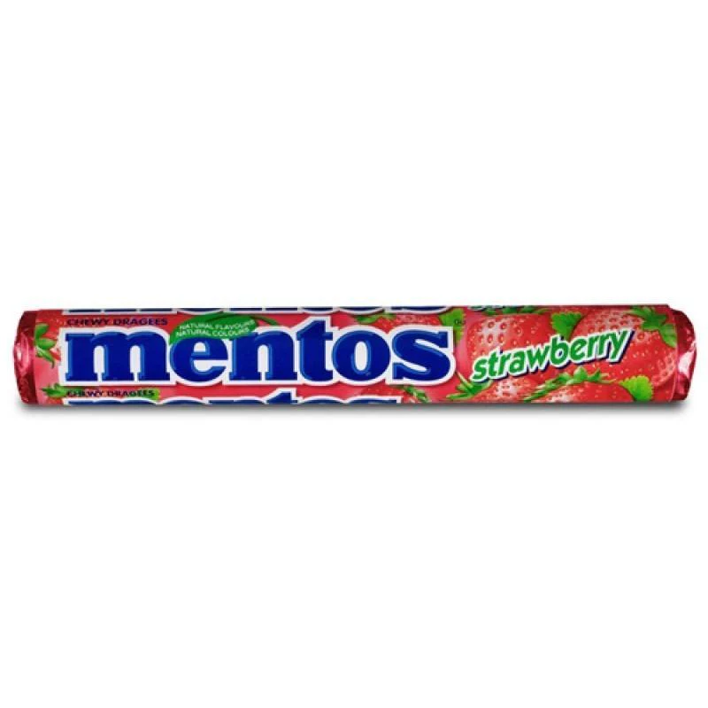 Mentos Strawberry, caramelle alla fragola da 37.5g
