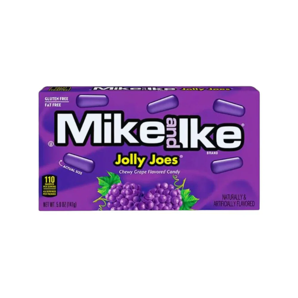 Mike And Ike Jolly Joes, caramelle all'uva da 22g