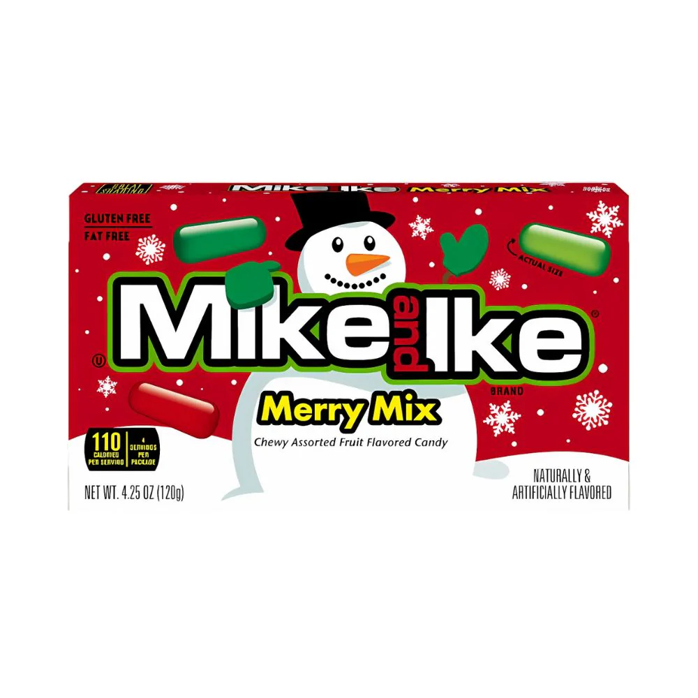Mike and Ike Merry Mix, caramelle al gusto di frutta da 120g