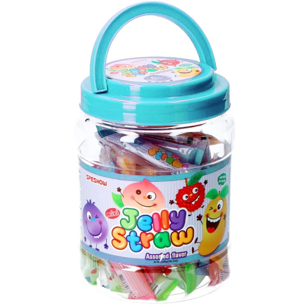 Mini Jelly Straws Assorted, gelatine alla frutta da 800g