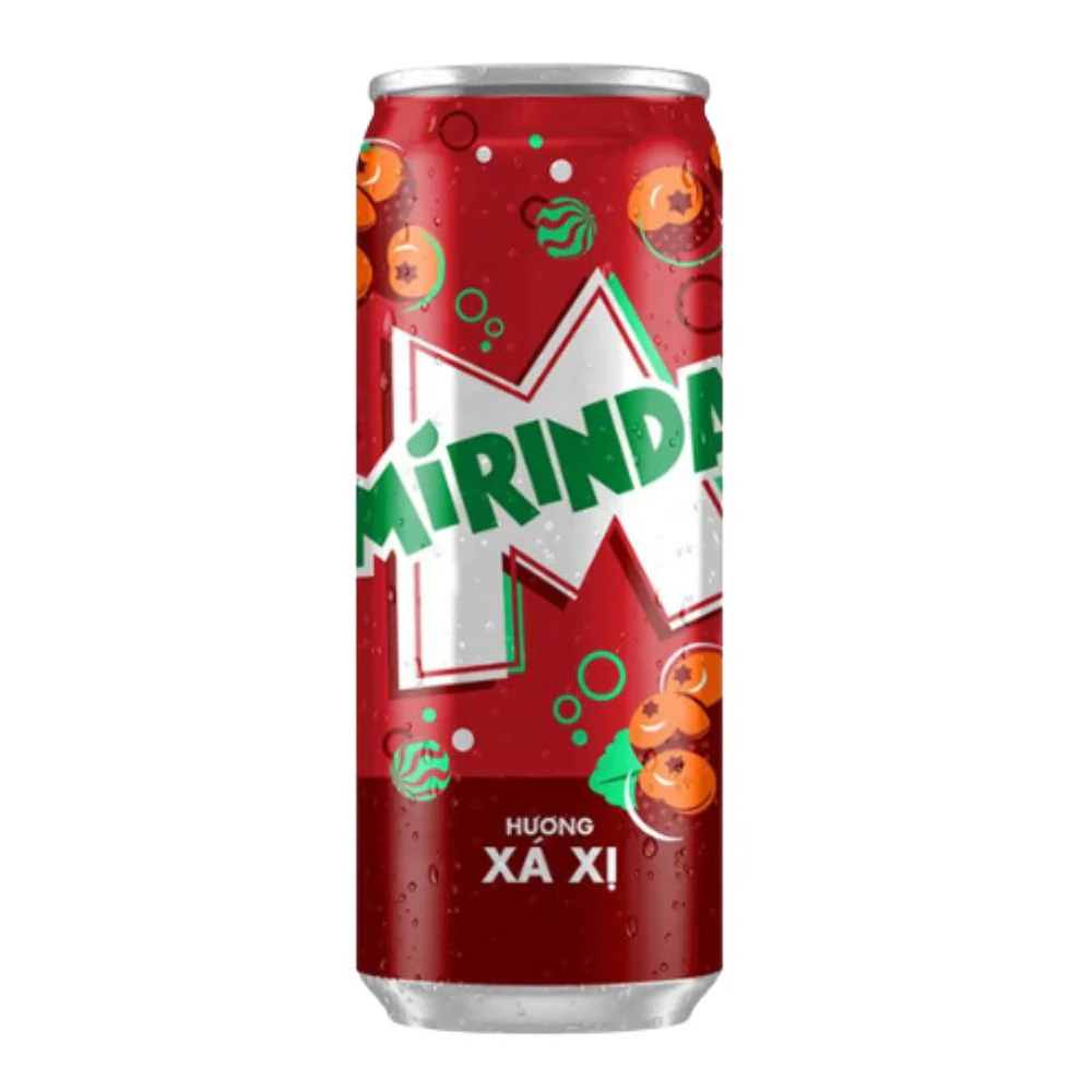 Mirinda Sarsi XA XI, bevanda gassata al gusto di sarsaparilla da 320ml
