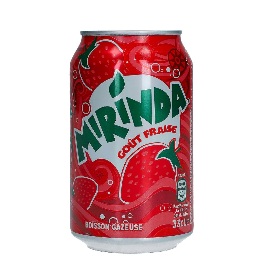 Mirinda Strawberry, bevanda alla fragola da 330ml