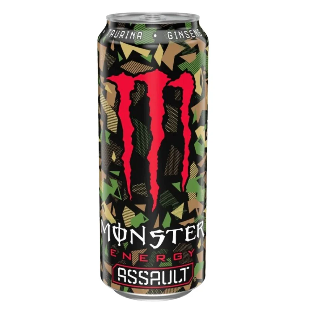 Monster Assault, bevanda al ginseng da 500ml