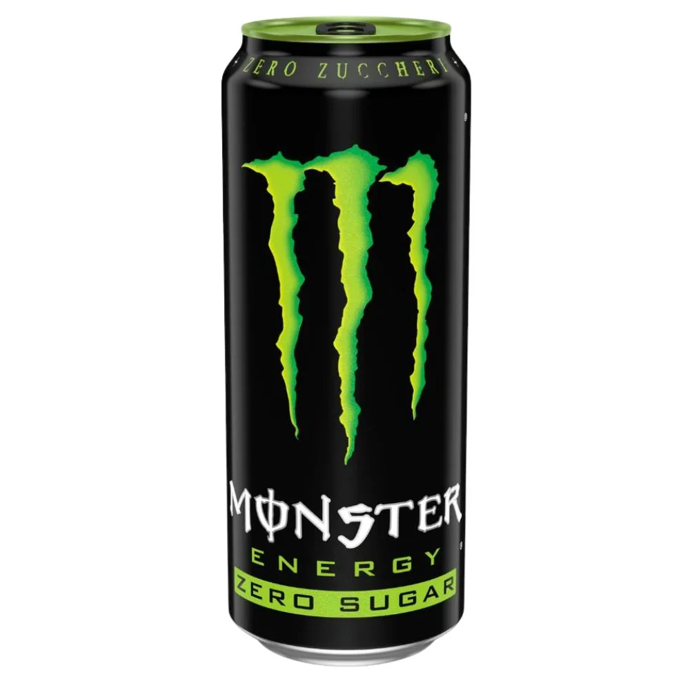 Monster Energy Zero Sugar, bevanda energetica senza zuccheri da 500ml