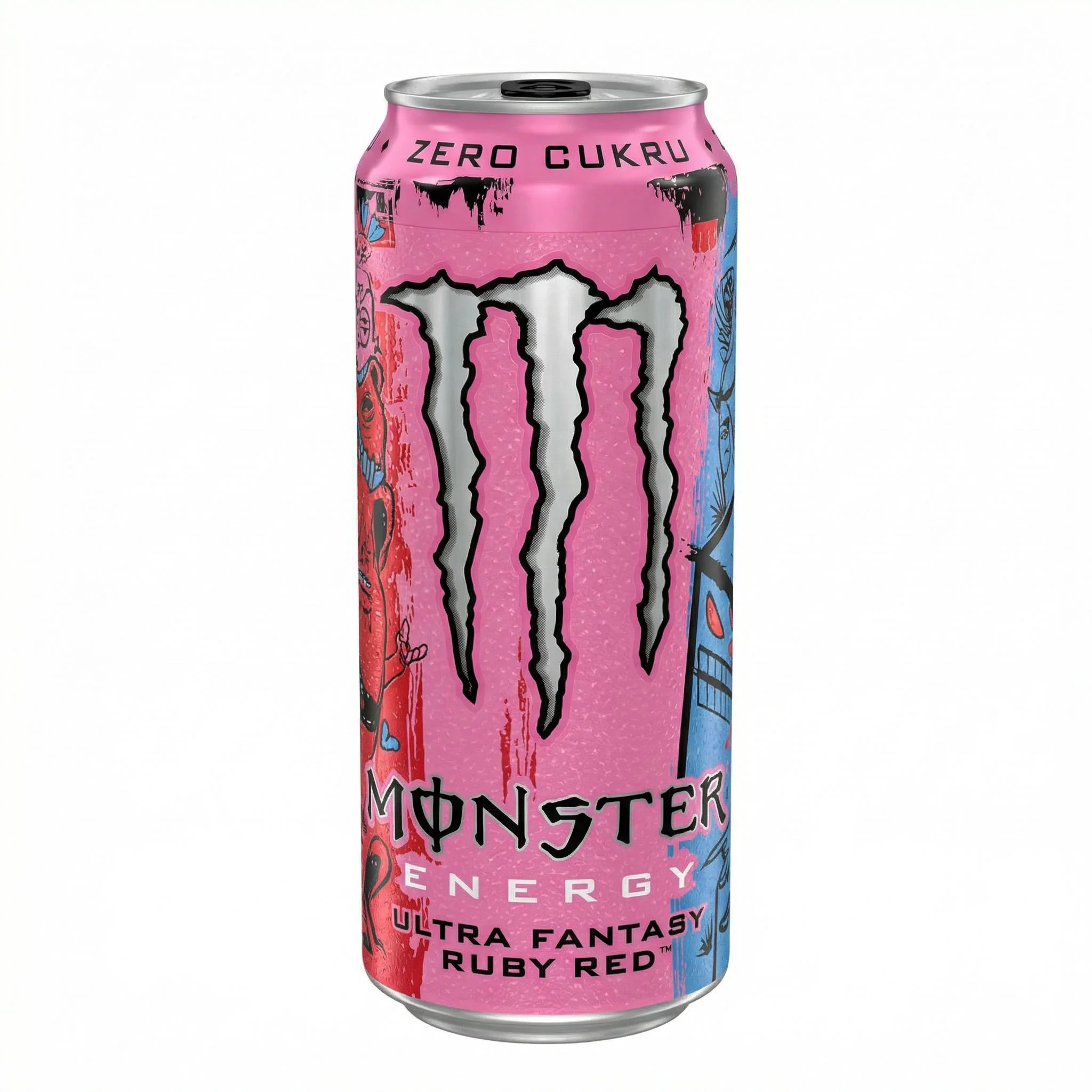 Monster Energy Ultra Fantasy Ruby Red, bevanda energetica al gusto di agrumi con nata de cocco da 500ml