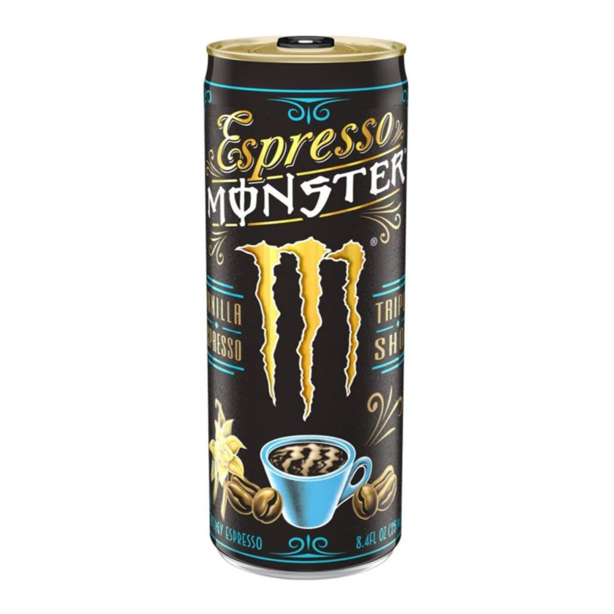 Monster Espresso Energy Vanilla, energy drink al caffè espresso aromatizzato alla vaniglia da 250ml