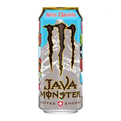 Monster Java Swiss Chocolate, energy drink al caffè e cioccolato svizzero da 443ml