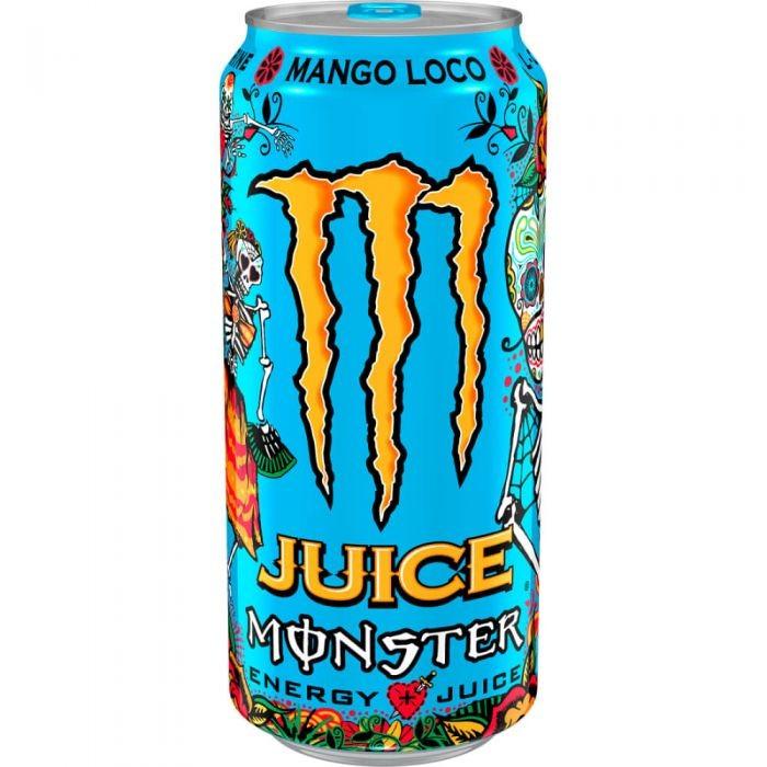 Monster Juice Mango Loco, energy drink al mango da 473 ml