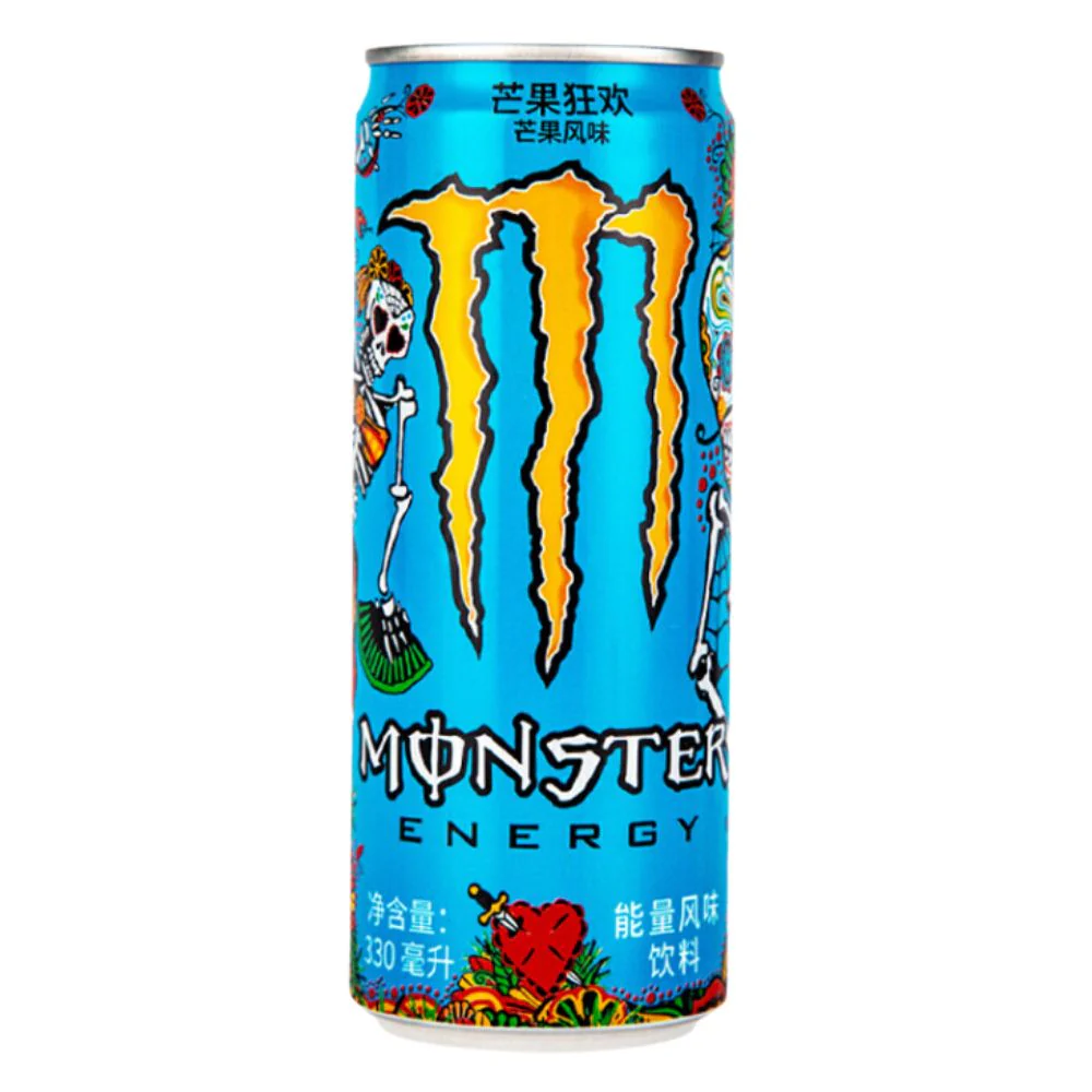 Monster Mango Loco, energy drink al gusto di mango da 330ml