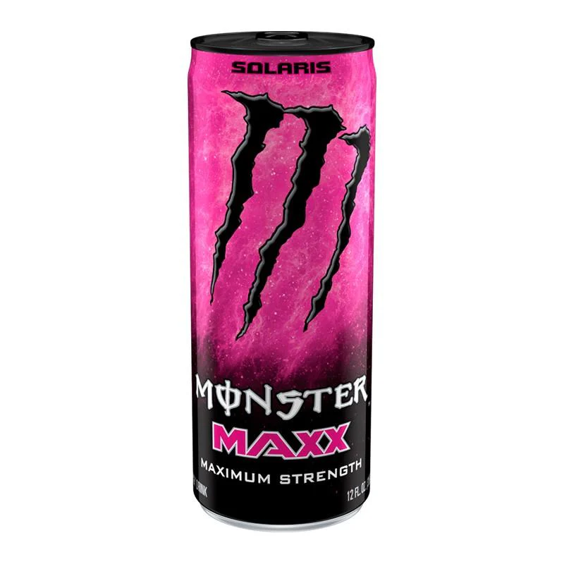 Monster Maxx Solaris, energy drink alla frutta da 355 ml