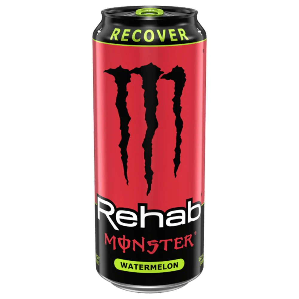 Monster Recover Rehab Watermelon, bevanda al gusto di anguria da 458ml