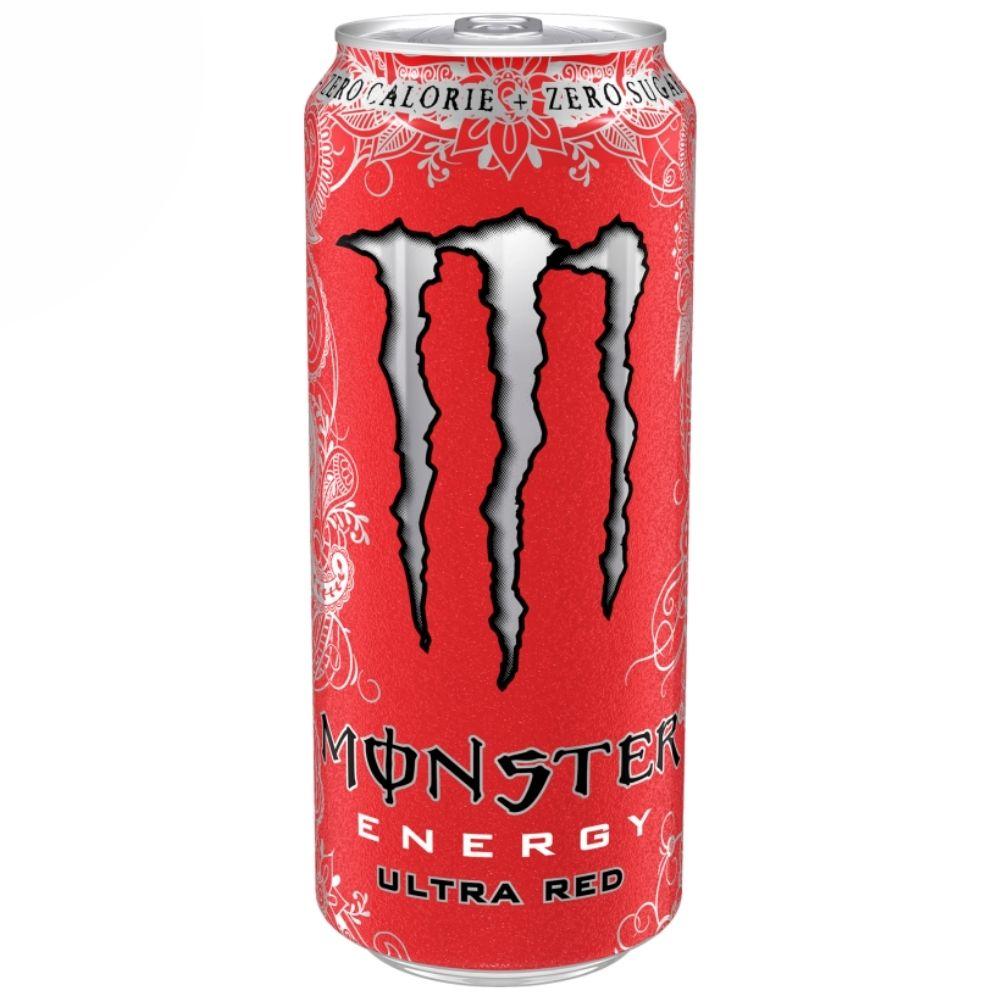 Monster Energy Ultra Red, energy drink ai frutti rossi da 500ml