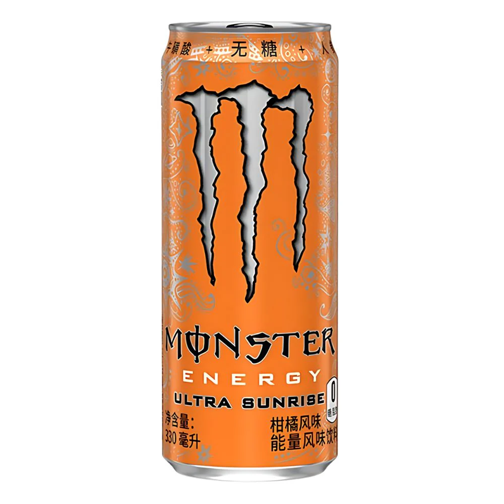 Monster Ultra Sunrise, energy drink al gusto di agrumi da 330ml