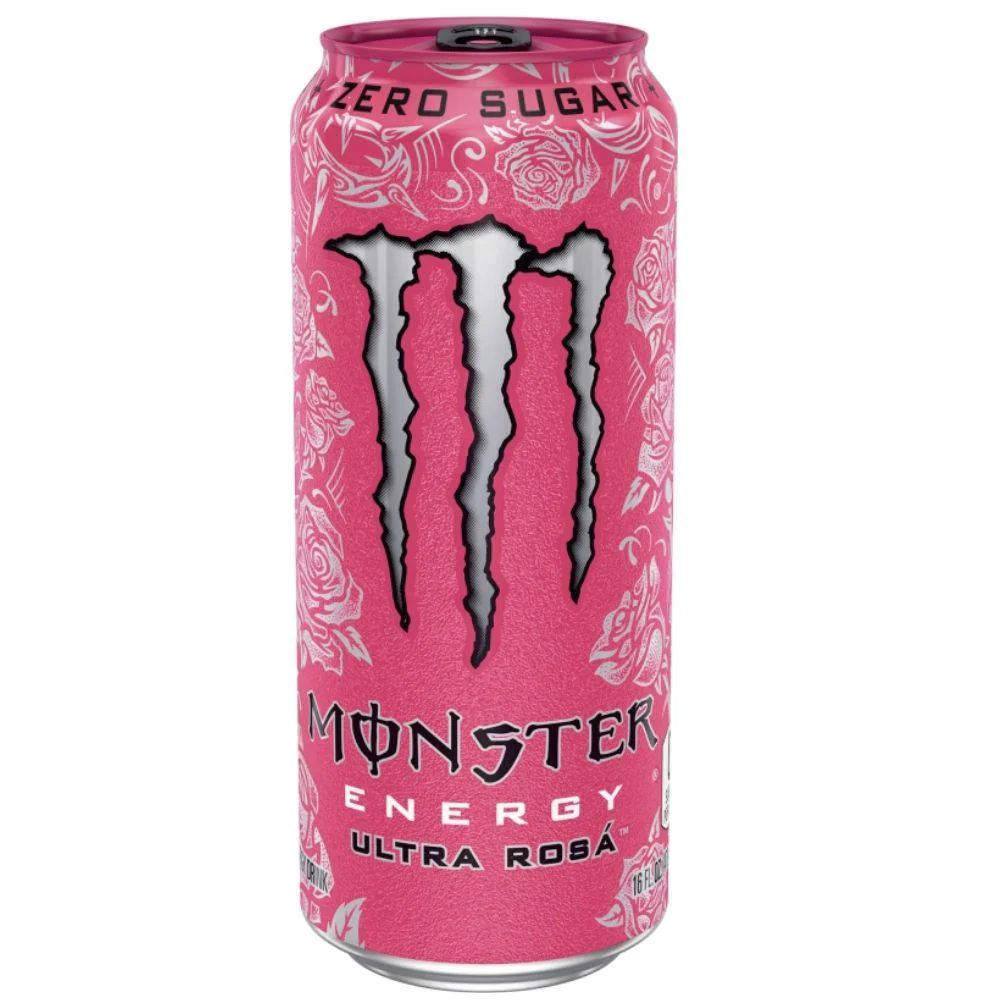 Monster Ultra Zero Rosa, energy drink fruttato da 473ml
