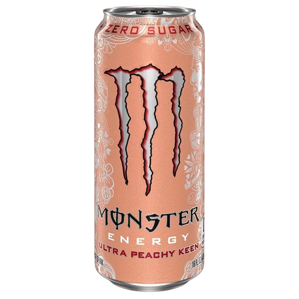 Monster Zero Ultra Peachy Keen Energy, energy drink alla pesca da 473ml