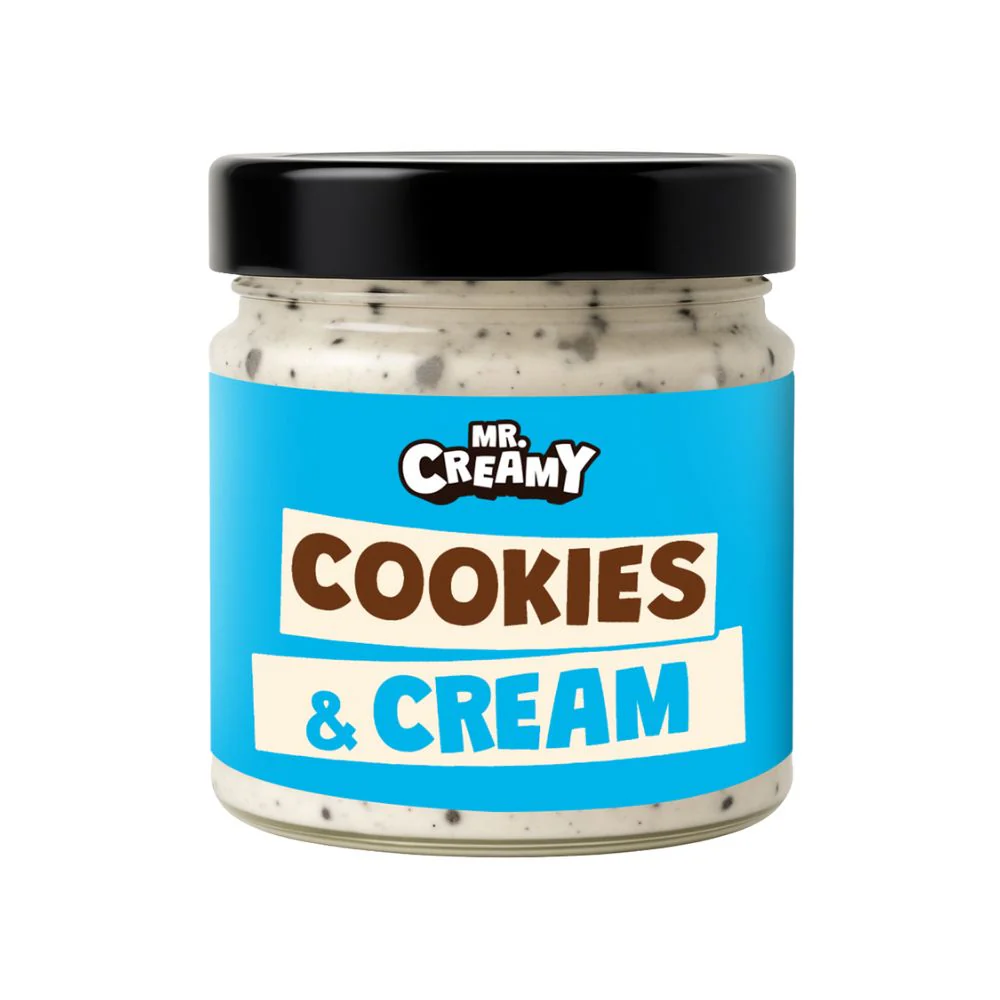 Mr. Creamy Cookies & Cream, crema spalmabile Cookies & Cream da 200g