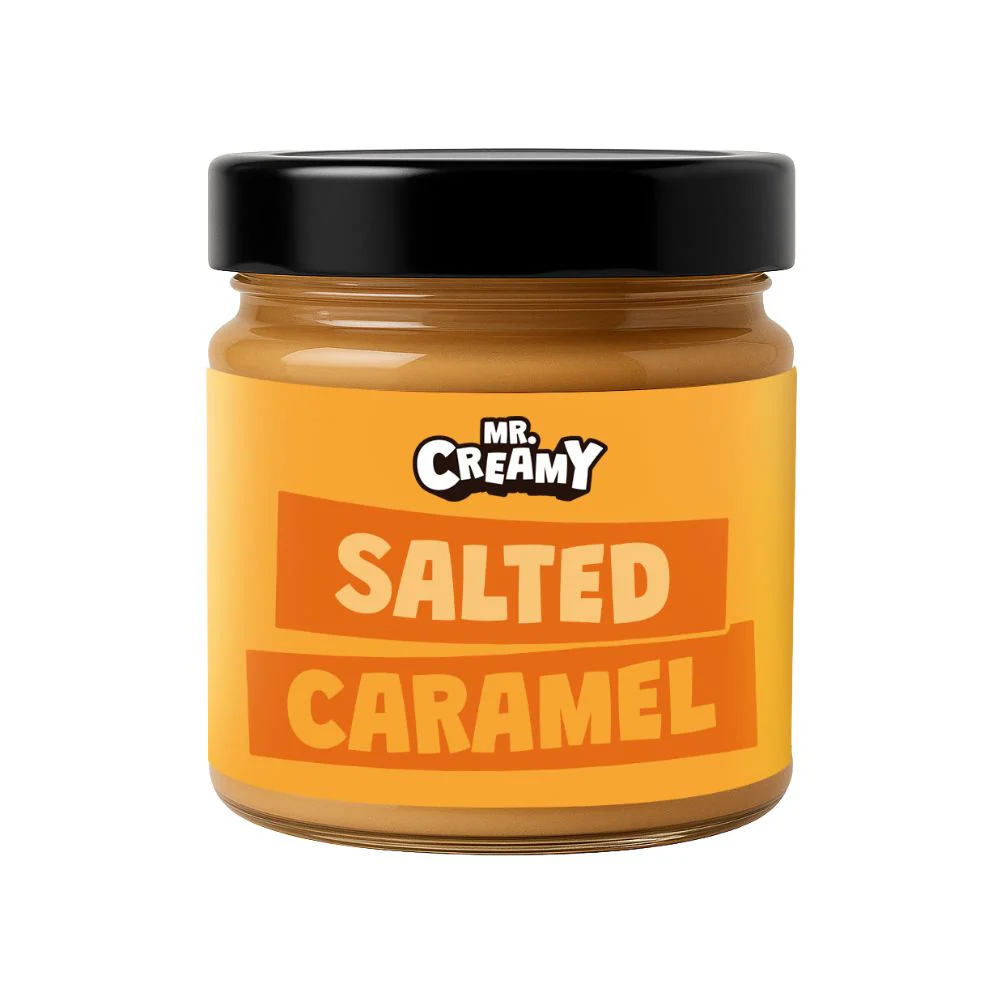 Mr. Creamy Salted Caramel, crema spalmabile al caramello salato da 200g