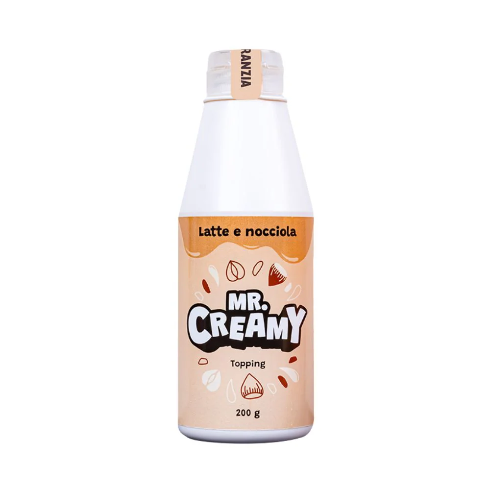 Mr. Creamy Latte e Nocciola Topping, topping al latte e nocciola da 200g