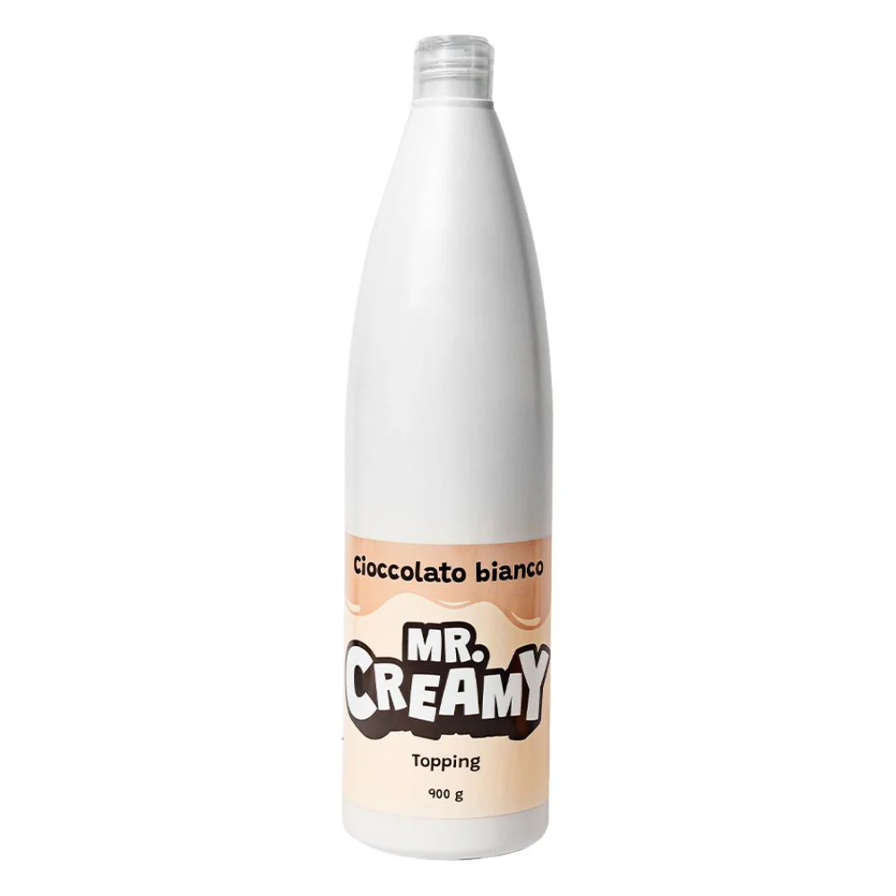 Mr. Creamy Cioccolato Bianco Topping, topping al cioccolato bianco da 900g
