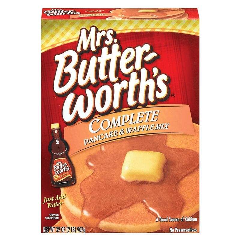 Mrs. Butterworth's Complete Pancake and Waffle Mix, preparato per pancakes americani da 907g