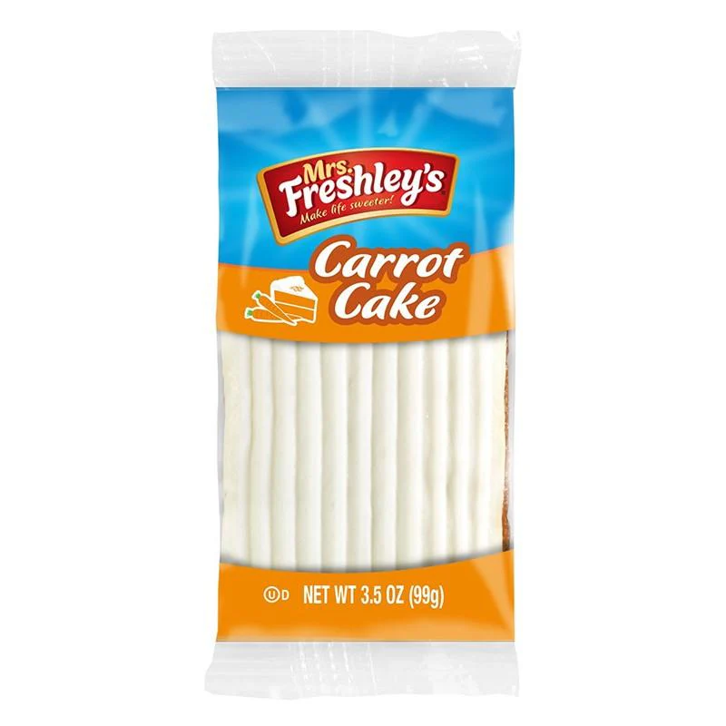 Mrs. Freshley's Carrot Cake, tortina alla carota da 99g