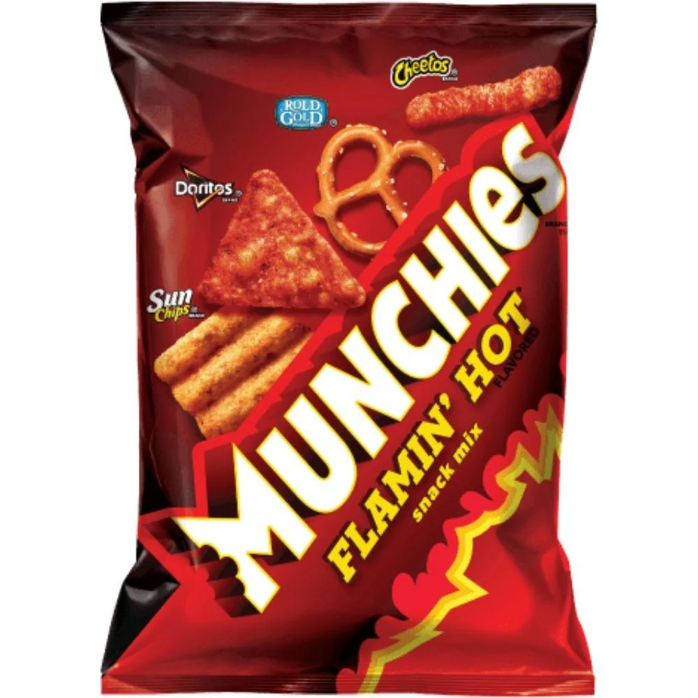 Munchies Flamin Hot Snack Mix, mix salato piccante da 262g
