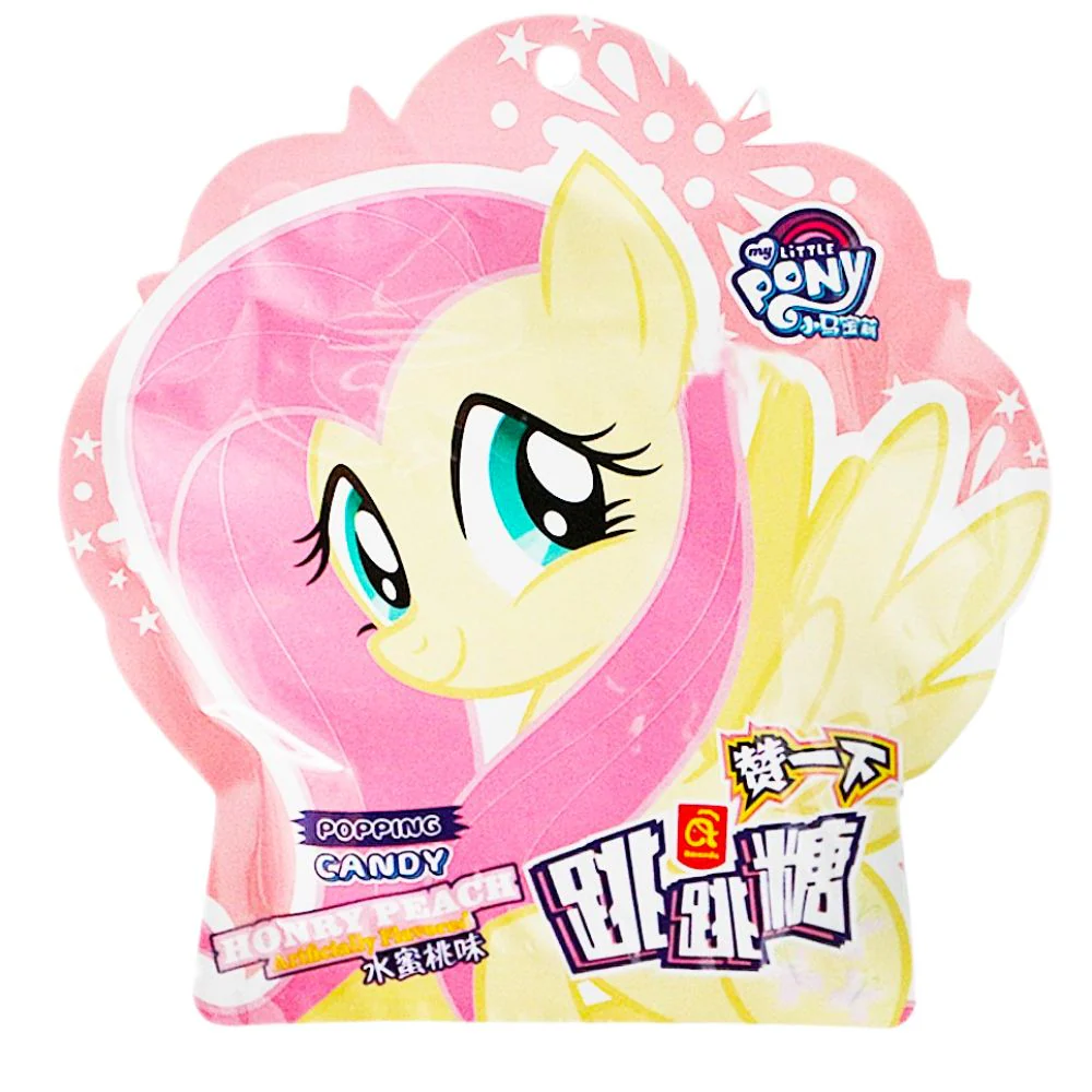 My Little Pony Popping Candy Honry Peach, caramelle scoppiettanti al gusto pesca da 30g