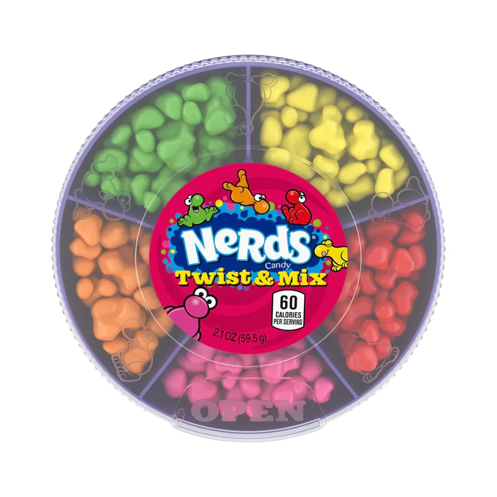 Nerd Twist & Mix, mix di caramelle alla frutta da 59.5g