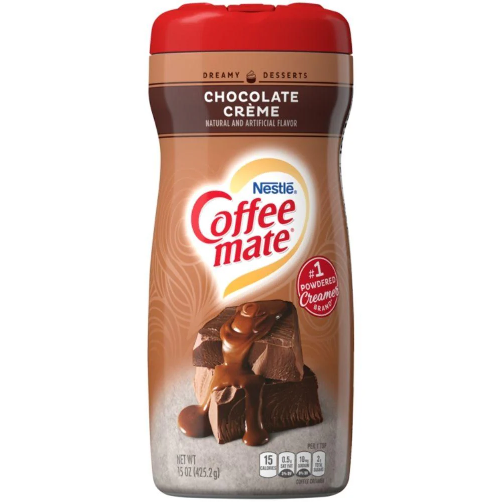 Nestlè Coffe Mate Coffee Creamer Creamy Chocolate, miscela in polvere per caffè al cioccolato da 425.2g