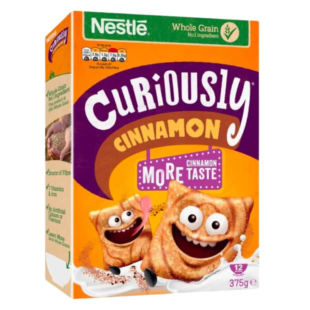 Nestlè Curiously Cinnamon, cereali alla cannella da 375g