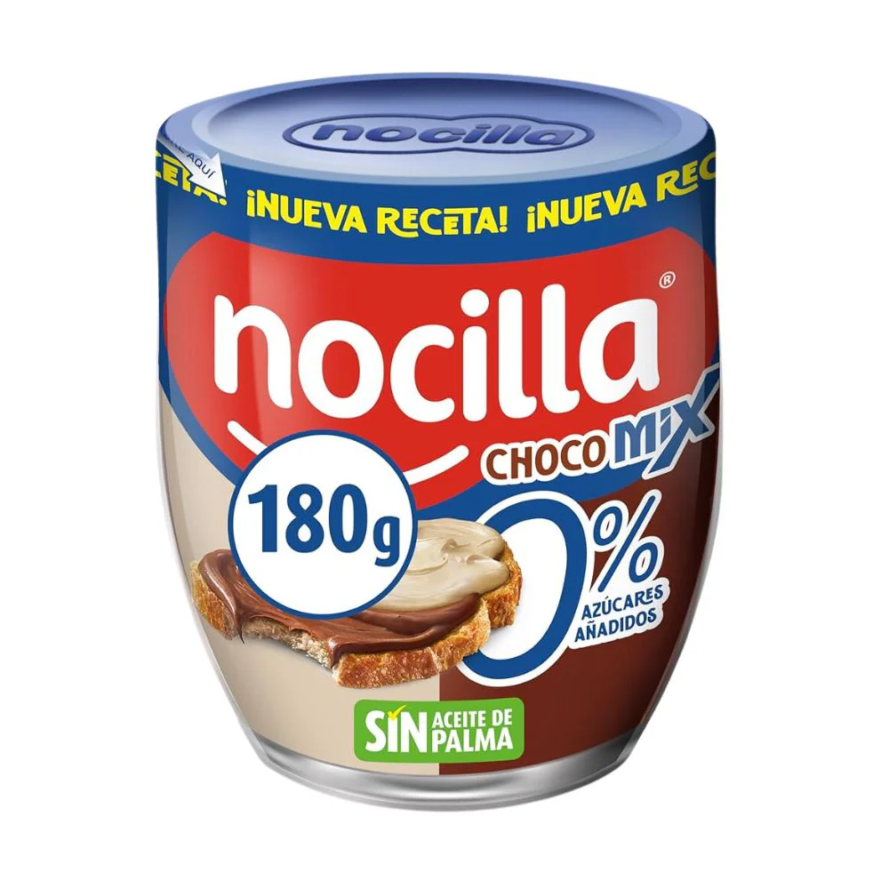 Nocilla Choco Mix, crema spalmabile al cacao e latte con nocciole da 180g