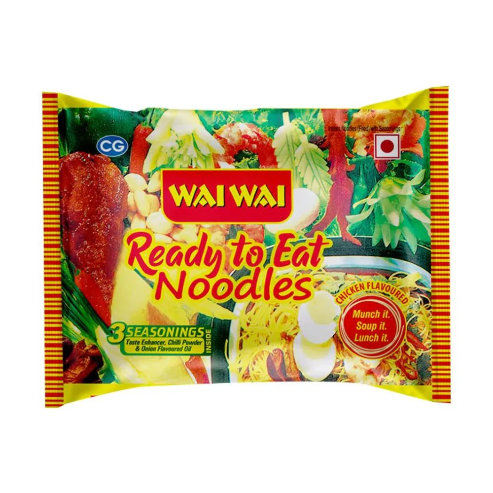 Noodles Wai Wai, noodles al pollo da 70g