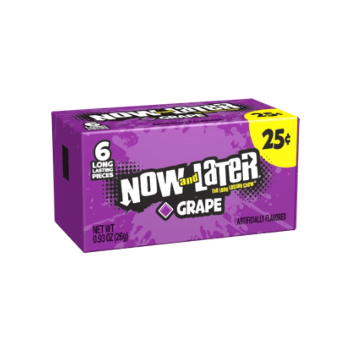 Now & Later Chewy Grape, caramelle all'uva da 25g