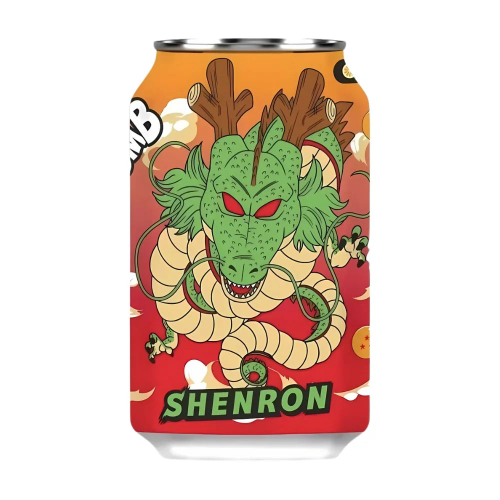Ocean Bomb Dragon Ball Super Shenron Orange, bevanda gassata aromatizzata al gusto di arancia da 330ml