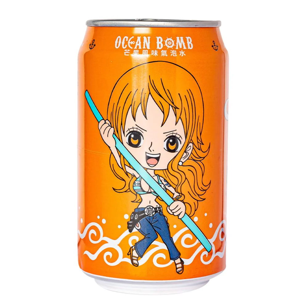 Ocean Bomb Nami, bevanda frizzante al mango da 330ml