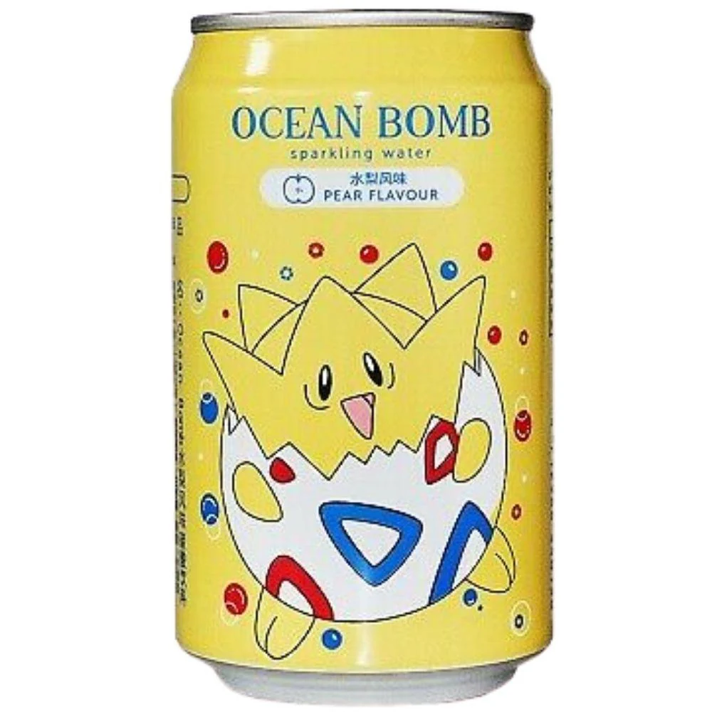 Ocean Bomb Pokemon Togepi Pear, bevanda alla pera da 355ml