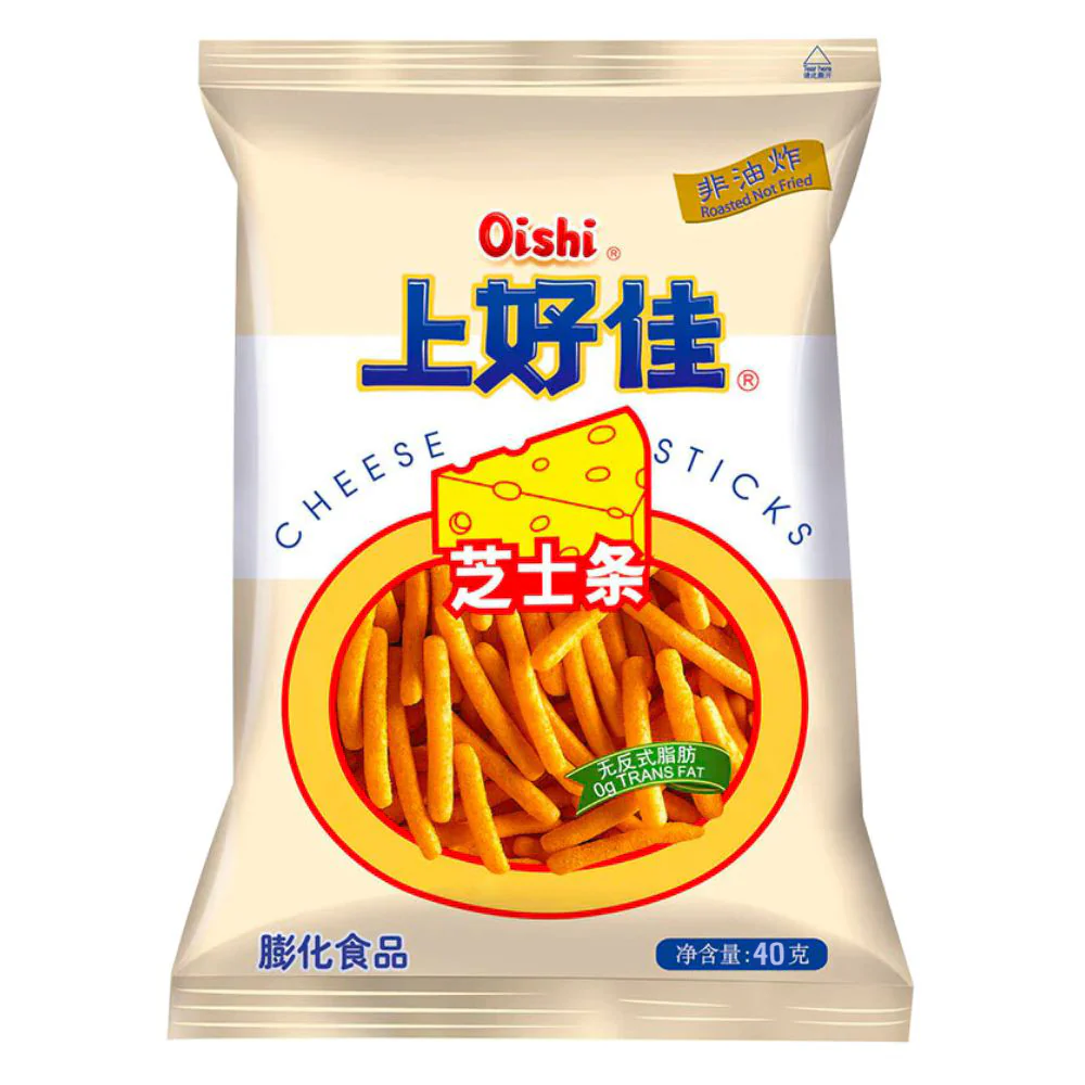 Oishi Cheese Sticks, stick al formaggio da 40g