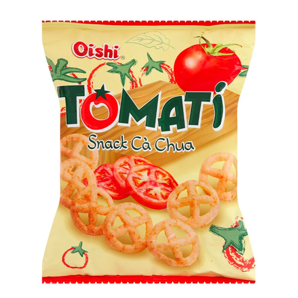 Oishi Tomato Snack, snack al gusto di pomodoro da 40g