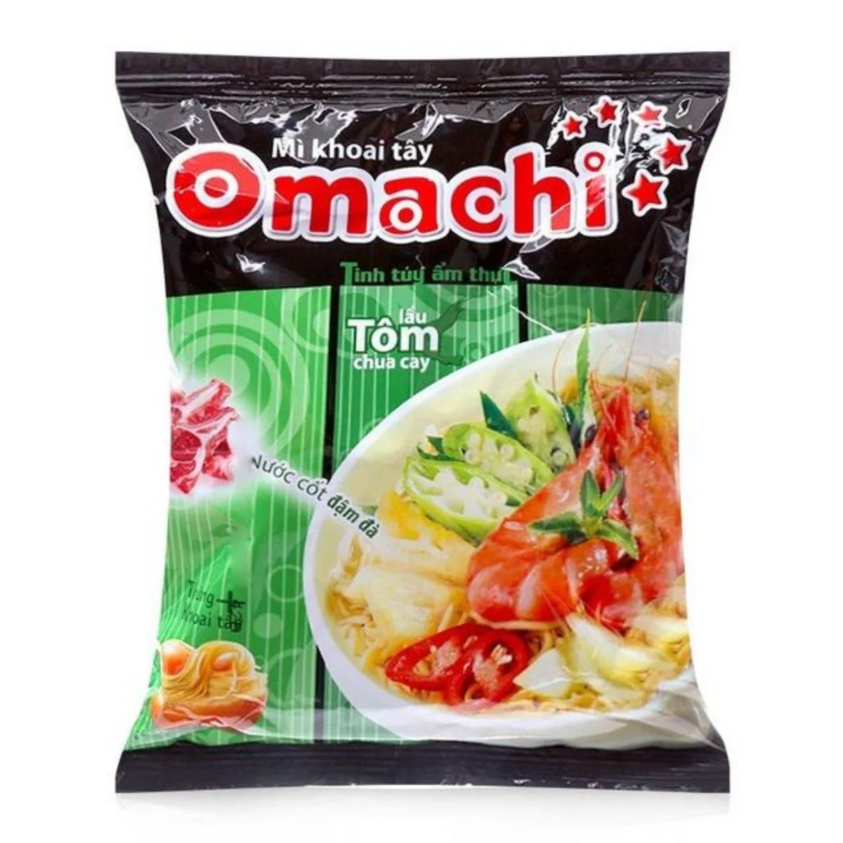 Omachi Tom Yum Instant Noodle, noodles al pesce da 80g