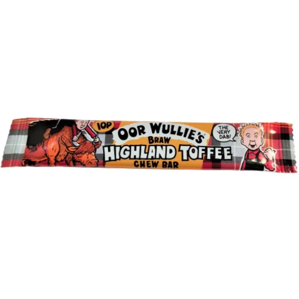 Oor Wullie's Braw Highland Toffee, caramella al toffee da 11g