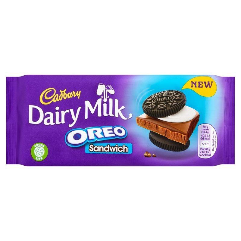 Oreo Cadbury Dairy Milk, barretta di cioccolato con cookie da 41g