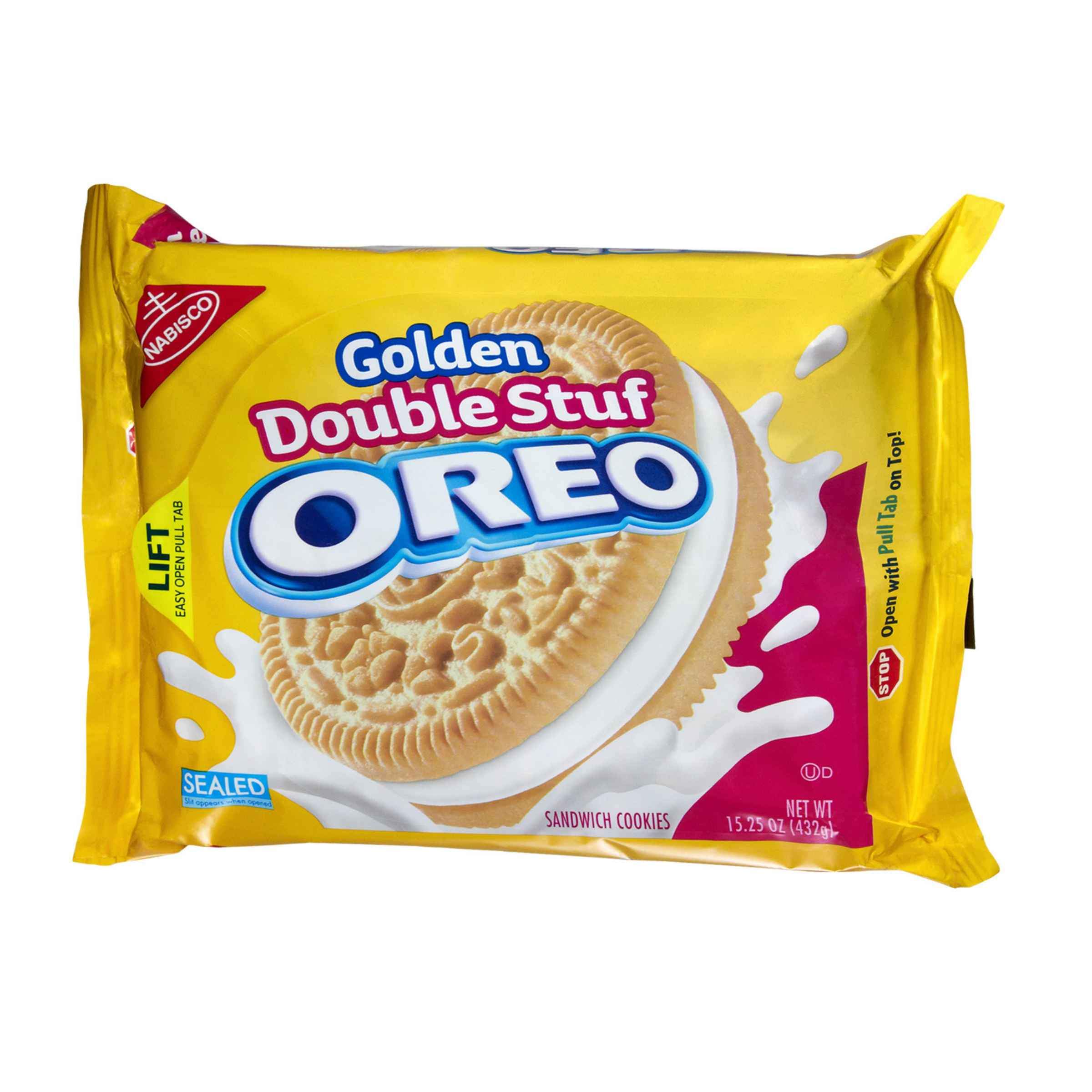 Oreo Golden Double Stuf, biscotti alla doppia vaniglia da 432g