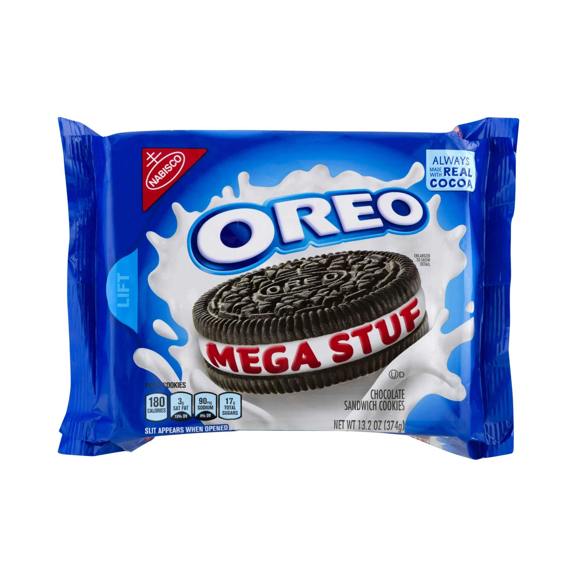 Oreo Mega Stuf, biscotti oreo con doppia crema da 374g